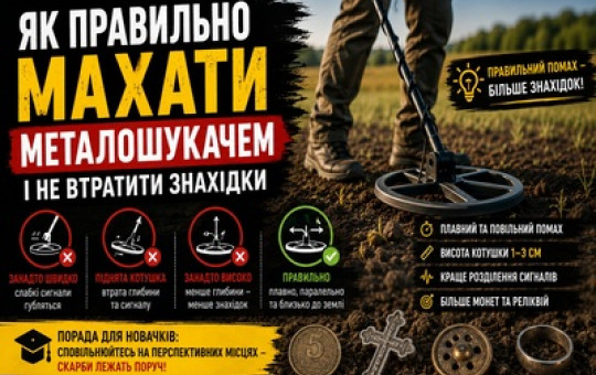 Зображення - Як правильно махати металошукачем і не втрачати знахідки